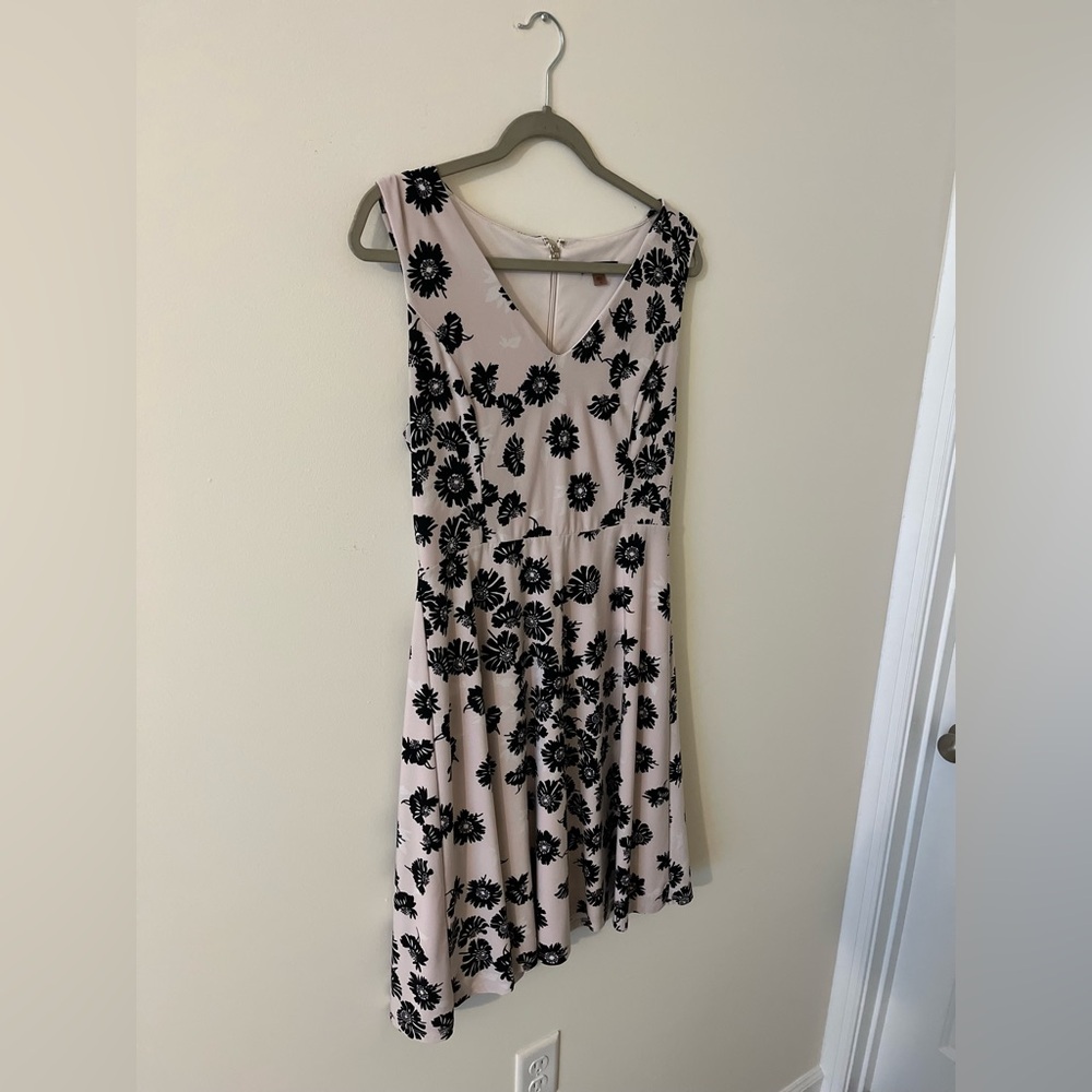 Tommy Hilfiger Black Floral Midi Dress